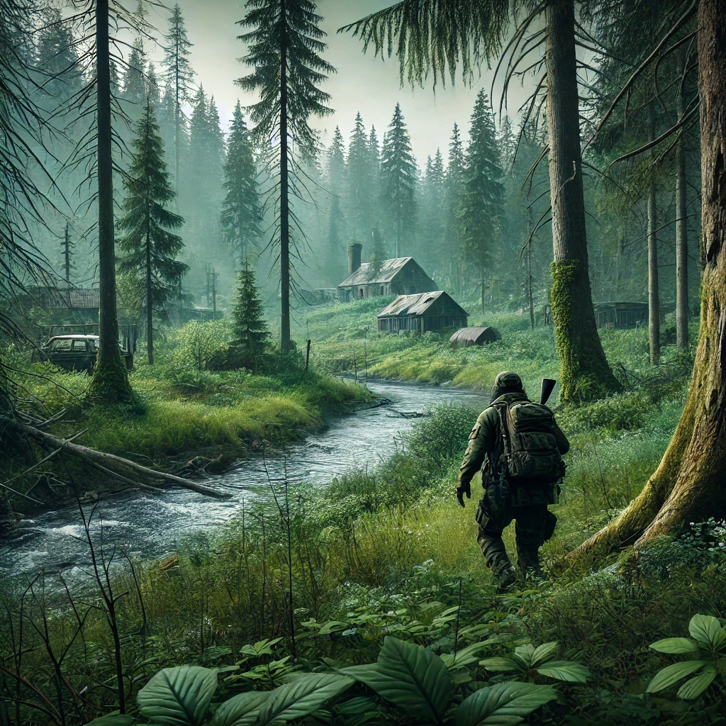 Лесной DayZ-контур AlterEgo с длинной сессией и маршрутом